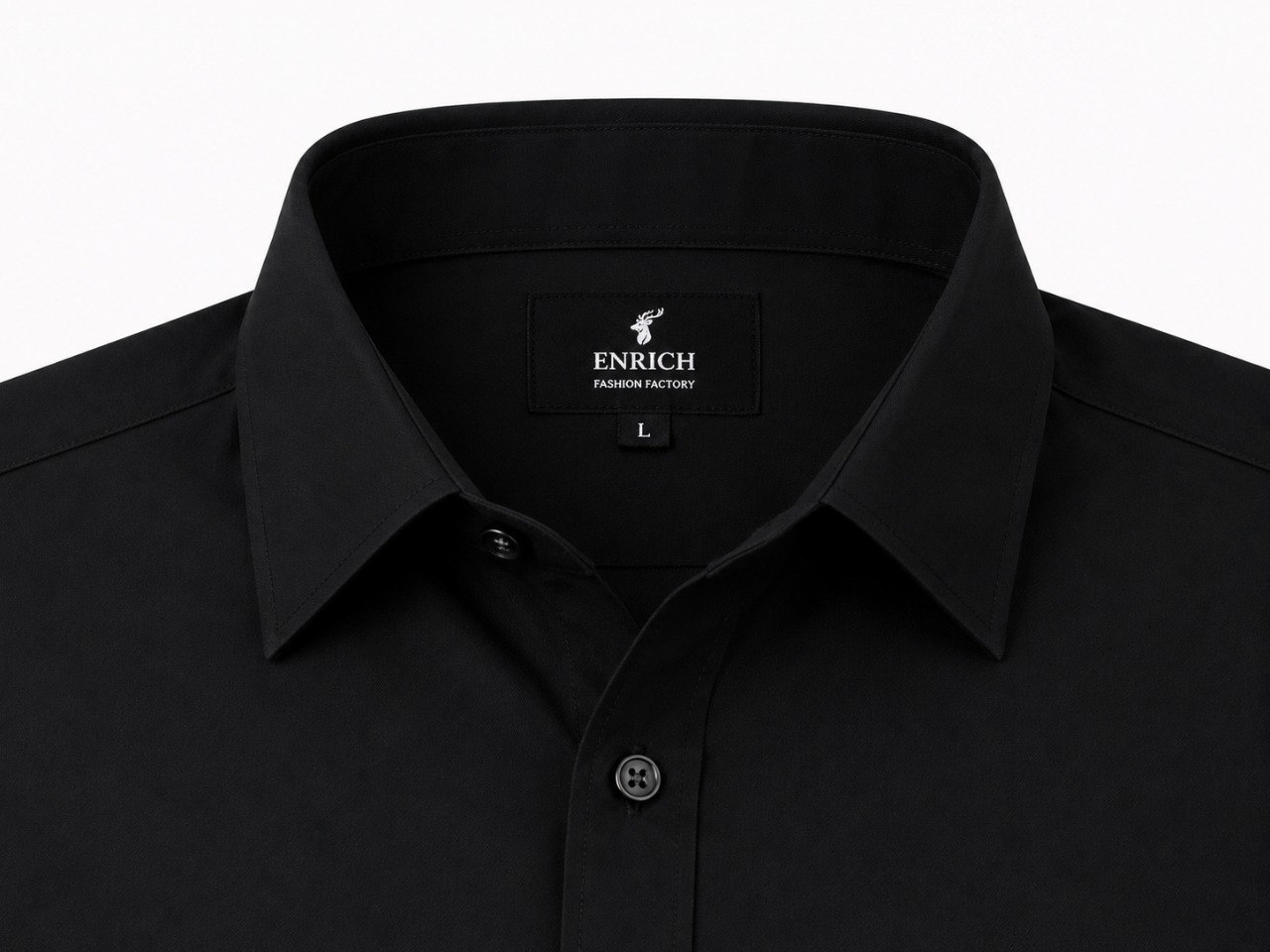 WhatsApp Image 2026-06-02 at 11.38.29 AM (1) Men's Black Formal Shirt
